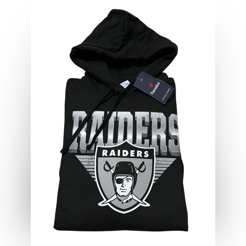 Las Vegas Raiders Fanatics
Geometric Chrome Pullover
Hoodie - Black